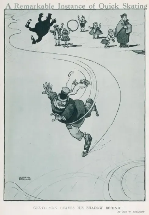 Framed Print : A Remarkable Instance of Quick Skating