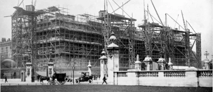 Framed Print : Renovation of Buckingham Palace, 1913 Framed Print : Renovation of Buckingham Palace, 1913