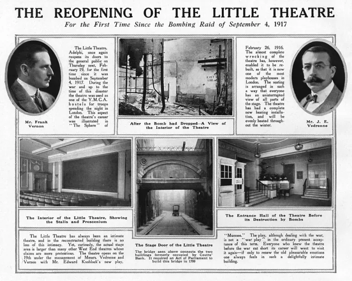 Framed Print : Reopening of the Little Theatre, 1920 Framed Print : Reopening of the Little Theatre, 1920