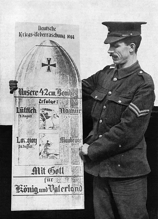 Framed Print : Replica of German shell sold in Berlin, WW1