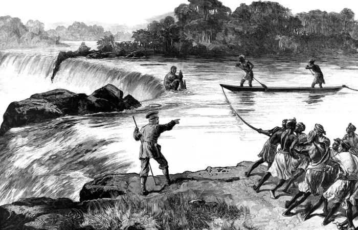 Framed Print : The Rescue of Zaidi; H. M. Stanleys Anglo-American Expeditio Framed Print : The Rescue of Zaidi; H. M. Stanleys Anglo-American Expeditio