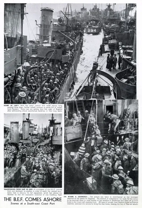 Framed Print : Return of British Expeditionary Force from Dunkirk, WW2 Framed Print : Return of British Expeditionary Force from Dunkirk, WW2
