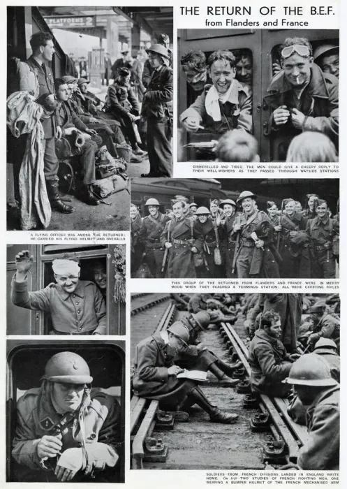 Framed Print : Return of British Expeditionary Force from Dunkirk, WW2 Framed Print : Return of British Expeditionary Force from Dunkirk, WW2