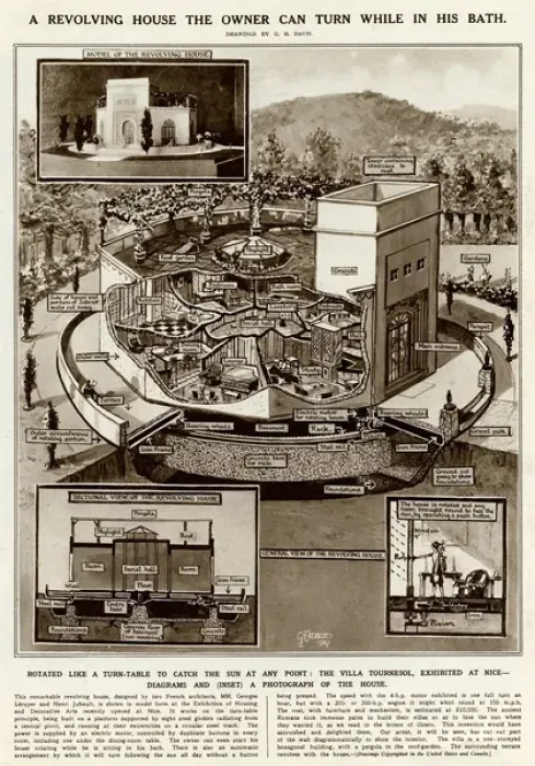 Framed Print : A revolving house by G. H. Davis Framed Print : A revolving house by G. H. Davis