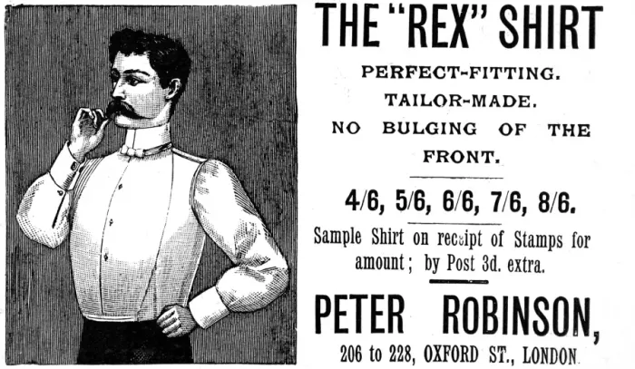 Framed Print : The Rex shirt, 1893 Framed Print : The Rex shirt, 1893