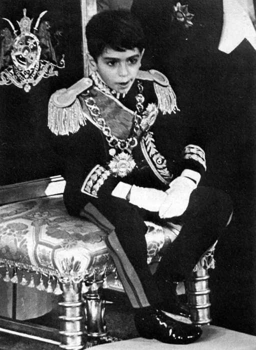Framed Print : Reza Pahlavi, Crown Prince of Iran - Shahs Coronation