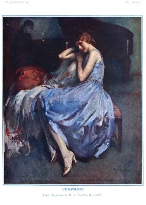 Framed Print : Rhapsody by W. E. Webster Framed Print : Rhapsody by W. E. Webster