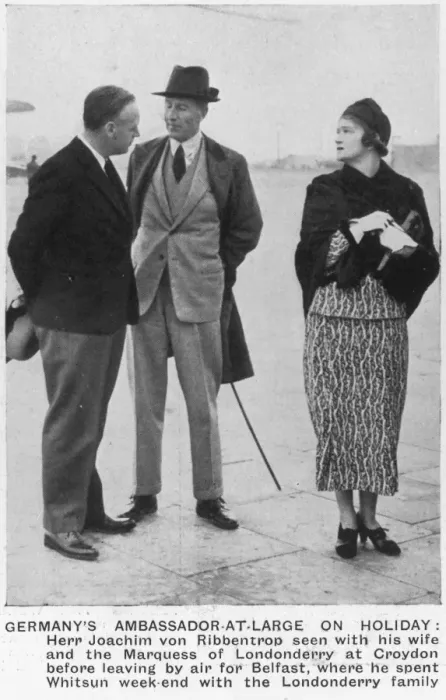 Framed Print : Ribbentrop with Londonderry Framed Print : Ribbentrop with Londonderry