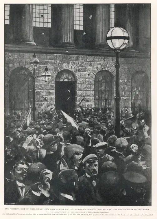 Framed Print : Riot / Birmingham / 1901 Framed Print : Riot / Birmingham / 1901