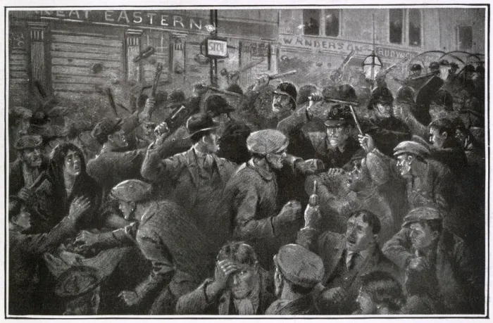 Framed Print : Riots in Belfast, 1920