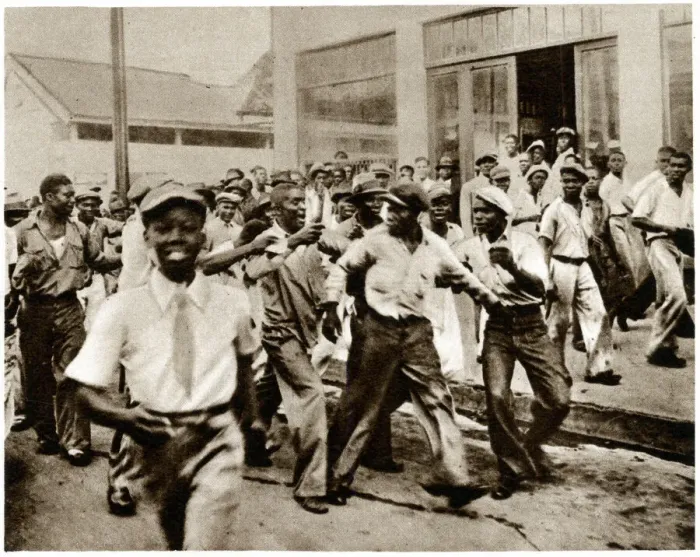 Framed Print : Riots in Jamaica, 1938