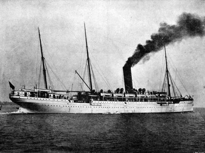 Framed Print : RMS Carisbrook Castle, 1898 Framed Print : RMS Carisbrook Castle, 1898