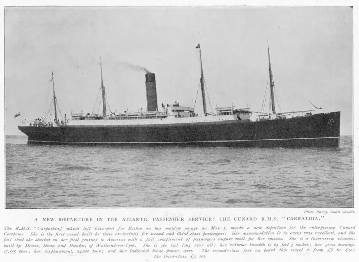 Framed Print : RMS Carpathia Framed Print : RMS Carpathia