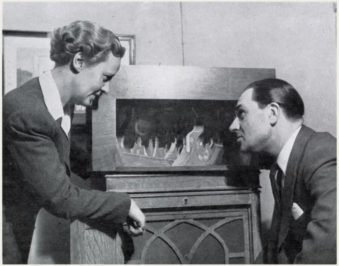 Framed Print : Robert Nesbitt and Joan Davis planning theatre production Framed Print : Robert Nesbitt and Joan Davis planning theatre production