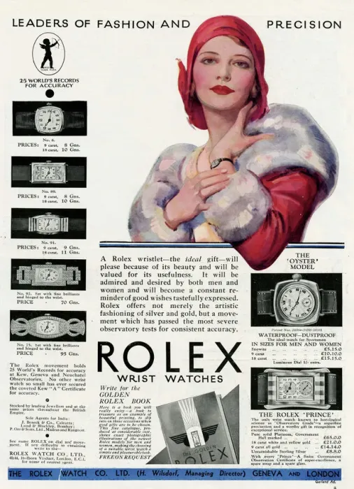 Framed Print : Rolex wrist watches advertisement Framed Print : Rolex wrist watches advertisement