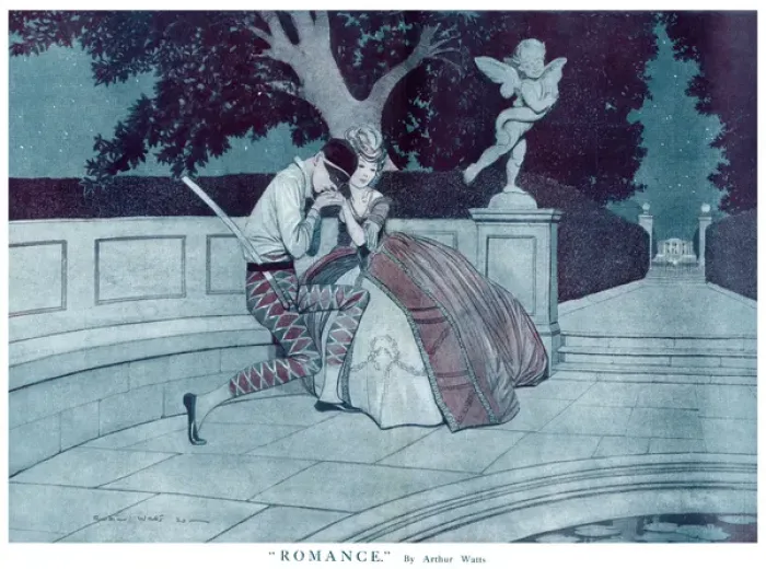 Framed Print : Romance by Arthur Watts Framed Print : Romance by Arthur Watts