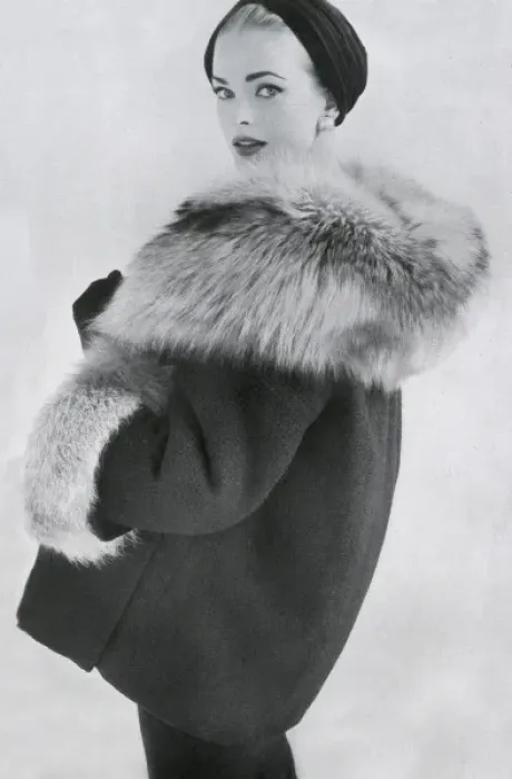 Framed Print : Ronald Paterson coat, 1956