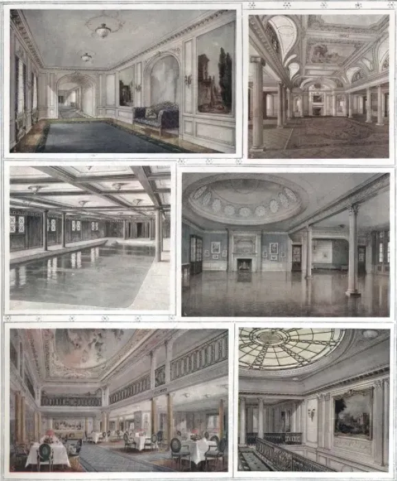 Framed Print : Rooms of the Aquitania Framed Print : Rooms of the Aquitania