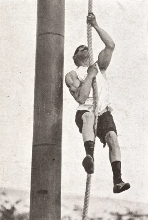 Framed Print : Rope Climbing - Olympic Games 1906 Framed Print : Rope Climbing - Olympic Games 1906