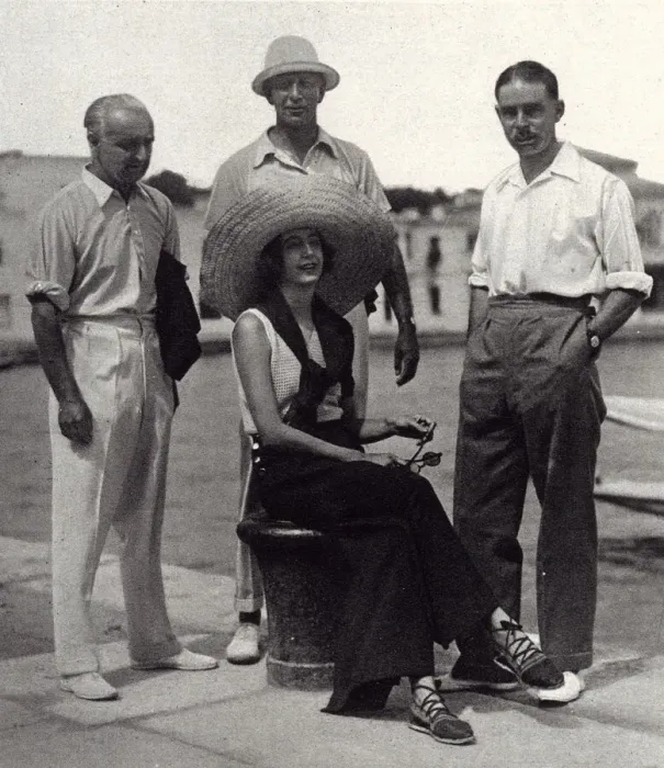 Framed Print : Rosita Forbes at the Venice Lido Framed Print : Rosita Forbes at the Venice Lido