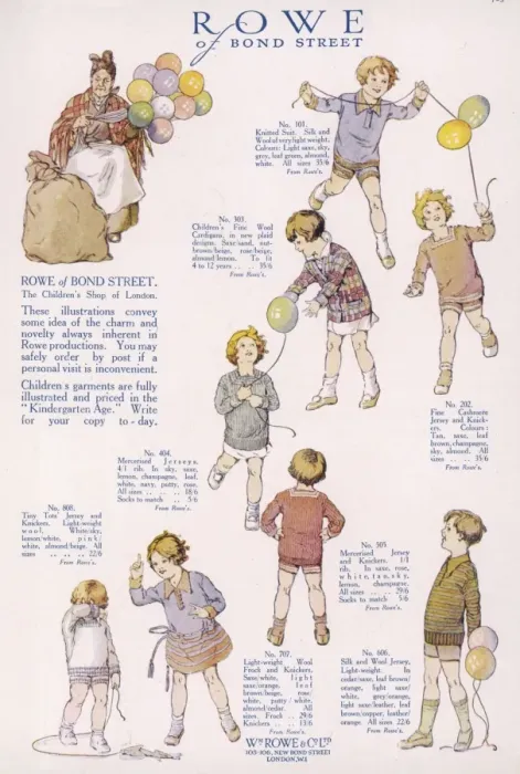 Framed Print : Rowe childrens fashion 1926 Framed Print : Rowe childrens fashion 1926