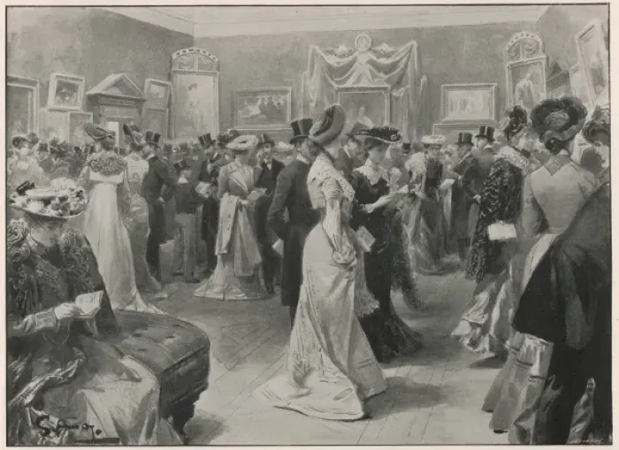 Framed Print : Royal Academy Private View Framed Print : Royal Academy Private View