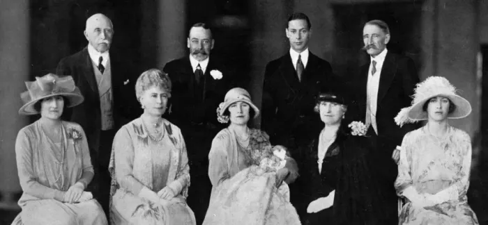 Framed Print : Royal group after Princess Elizabeths Christening Framed Print : Royal group after Princess Elizabeths Christening