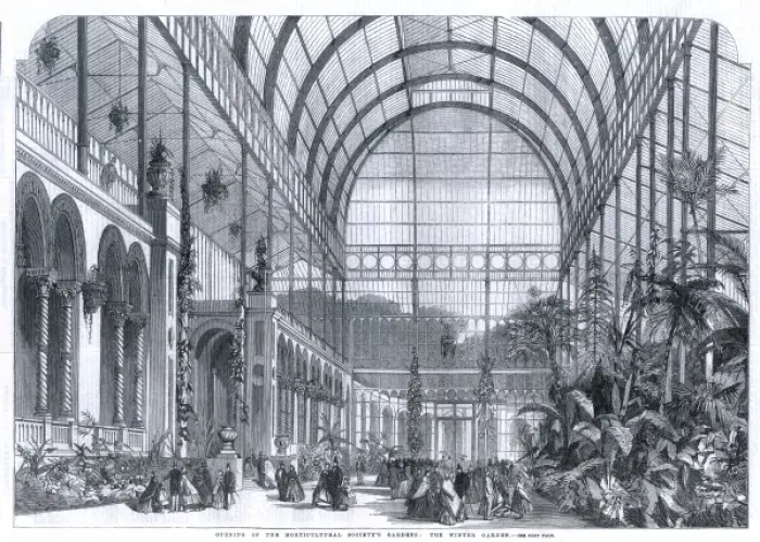 Framed Print : Royal Horticultural Society gardens at South Kensington Framed Print : Royal Horticultural Society gardens at South Kensington