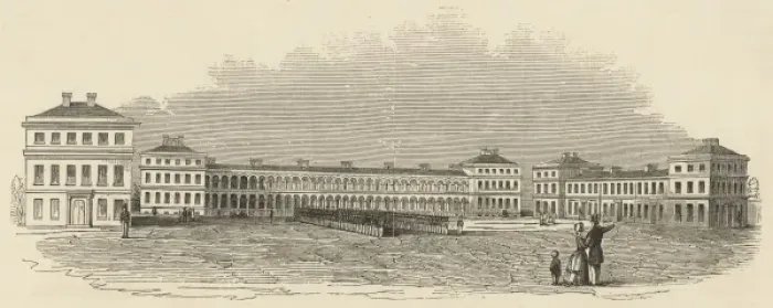 Framed Print : Royal Marine Barracks at Woolwich