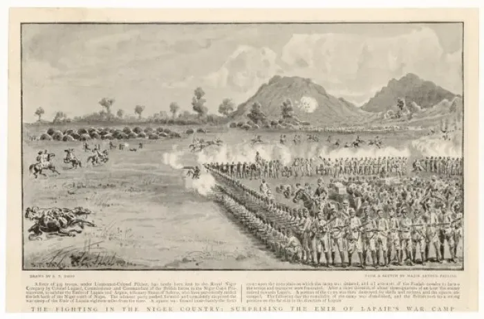 Framed Print : Royal Niger Co. Fighting Framed Print : Royal Niger Co. Fighting