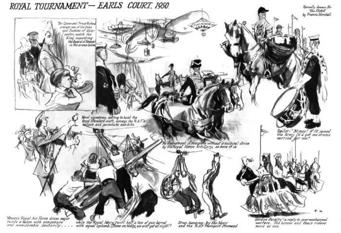 Framed Print : Royal Tournament, Earls Court 1950 Framed Print : Royal Tournament, Earls Court 1950