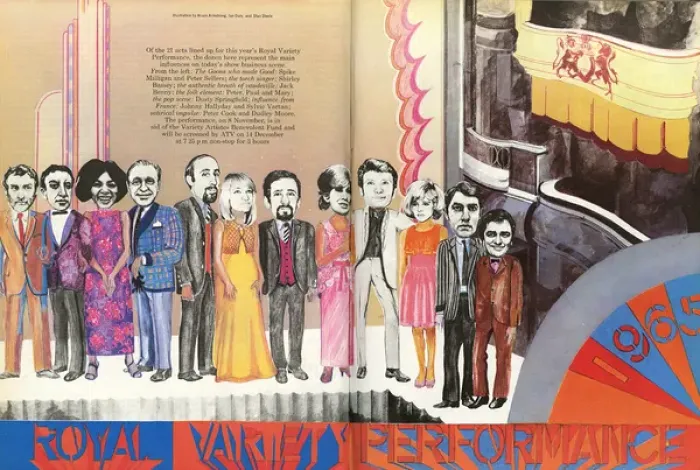Framed Print : Royal Variety Performance 1965 Framed Print : Royal Variety Performance 1965
