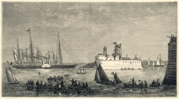 Framed Print : The Royal visit to Dublin, 1871