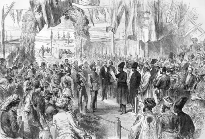 Framed Print : Royal visit to India: address of the Municipal Council Framed Print : Royal visit to India: address of the Municipal Council