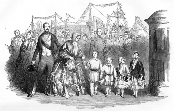 Framed Print : The Royal Visit to Ireland, 1849