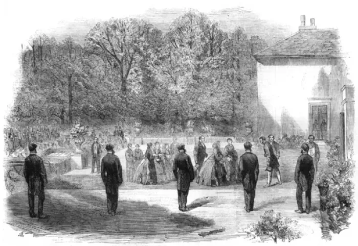 Framed Print : The Royal Visit to Ireland, 1861- Killarney House