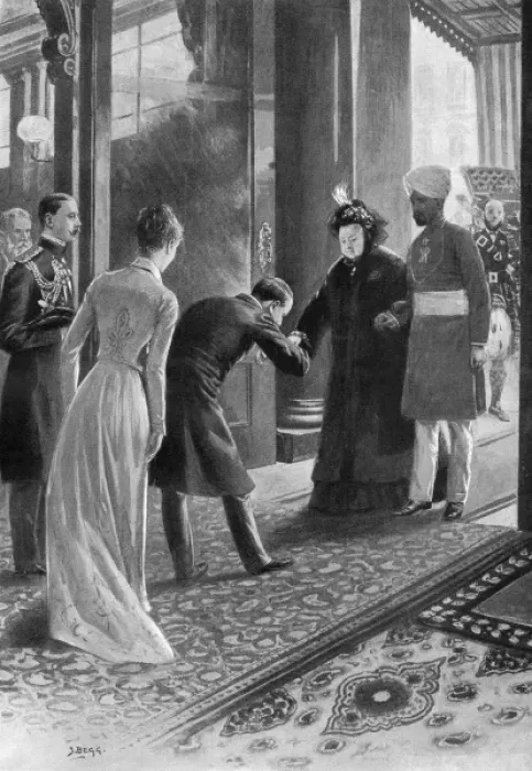 Framed Print : Royal visit to Ireland: Queen Victoria at Dublin Castle, 1900 Framed Print : Royal visit to Ireland: Queen Victoria at Dublin Castle, 1900