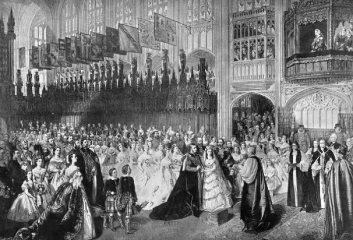 Framed Print : Royal wedding 1863 - Prince and Princess of Wales Framed Print : Royal wedding 1863 - Prince and Princess of Wales