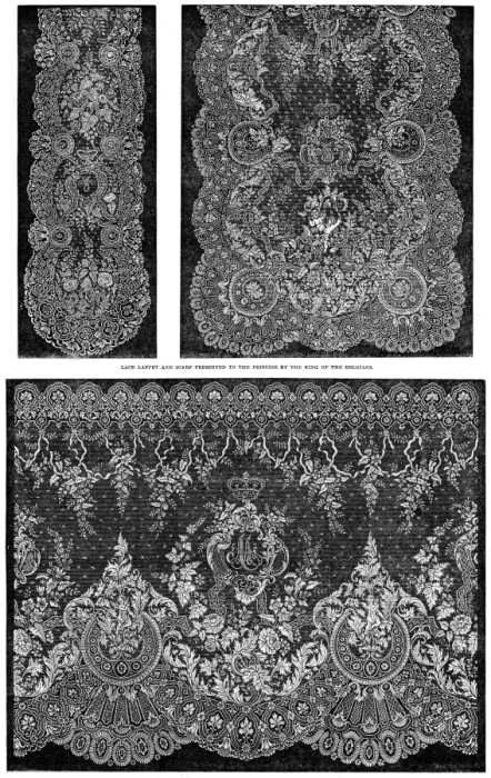 Framed Print : Royal wedding 1863 - wedding gift of Belgian lace Framed Print : Royal wedding 1863 - wedding gift of Belgian lace