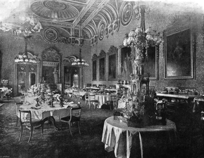 Framed Print : Royal wedding 1893 - the wedding cake Framed Print : Royal wedding 1893 - the wedding cake