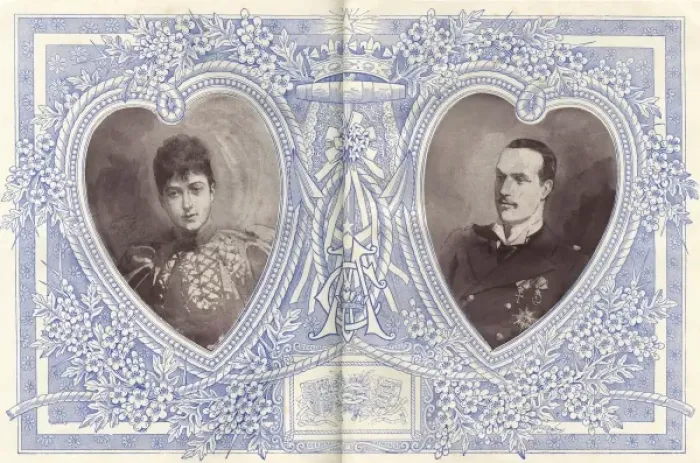 Framed Print : Royal Wedding 1896 -- Princess Maud and Prince Carl Framed Print : Royal Wedding 1896 -- Princess Maud and Prince Carl