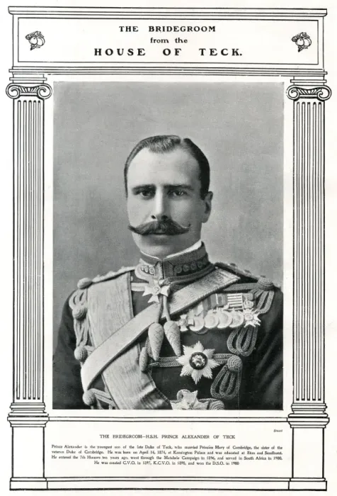 Framed Print : Royal Wedding 1904 -- Prince Alexander of Teck Framed Print : Royal Wedding 1904 -- Prince Alexander of Teck