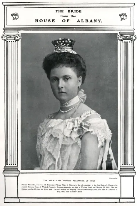 Framed Print : Royal Wedding 1904 -- Princess Alice of Albany Framed Print : Royal Wedding 1904 -- Princess Alice of Albany