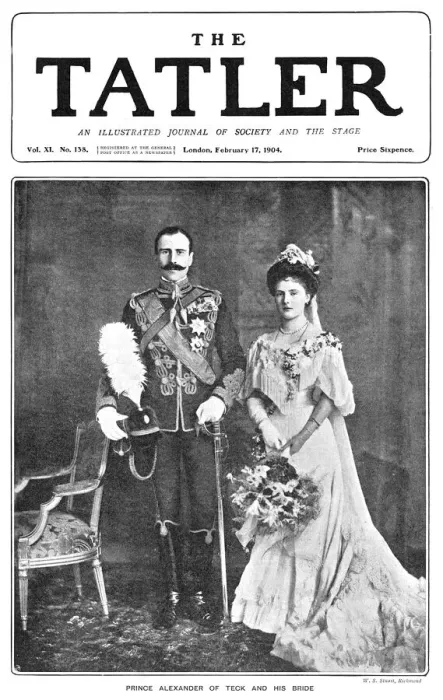 Framed Print : Royal Wedding 1904 - Tatler front cover Framed Print : Royal Wedding 1904 - Tatler front cover