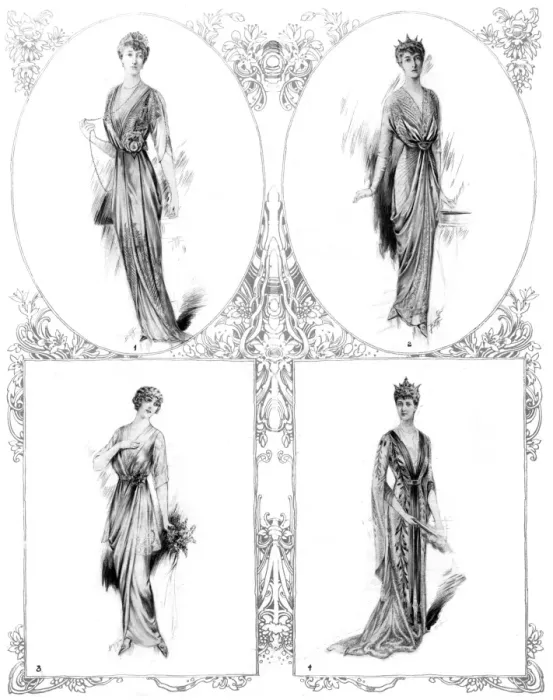 Framed Print : Royal Wedding 1913 -- Connaught Fife -- four gowns Framed Print : Royal Wedding 1913 -- Connaught Fife -- four gowns