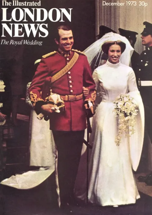 Framed Print : Royal Wedding 1973 - ILN front cover Framed Print : Royal Wedding 1973 - ILN front cover