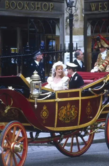 Framed Print : Royal Wedding 1986 - just married Framed Print : Royal Wedding 1986 - just married