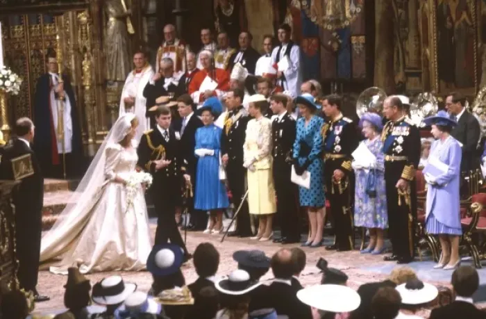 Framed Print : Royal Wedding 1986 - marriage ceremony Framed Print : Royal Wedding 1986 - marriage ceremony