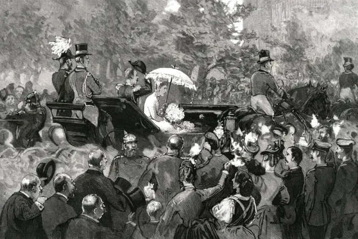 Framed Print : Royal Wedding in Berlin