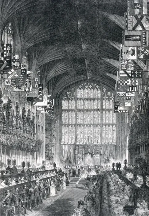 Framed Print : Royal wedding ceremony 1863 Framed Print : Royal wedding ceremony 1863